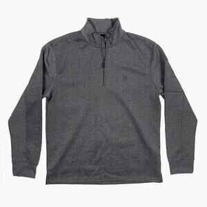 NWT DKNY Stretch 1/4 Zip Pullover Sweatshirt (Charcoal Heather | Med)